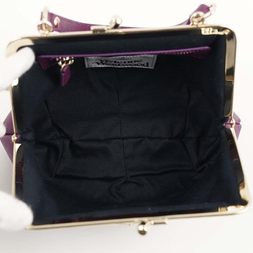 Vivienne Westwood GRANNY FRAME PURSE PURPLE Shoulder Bag 2way