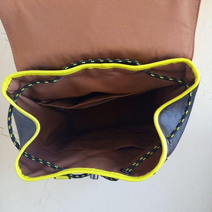 Coach Truck Backpack Colorblock Signature Yellow