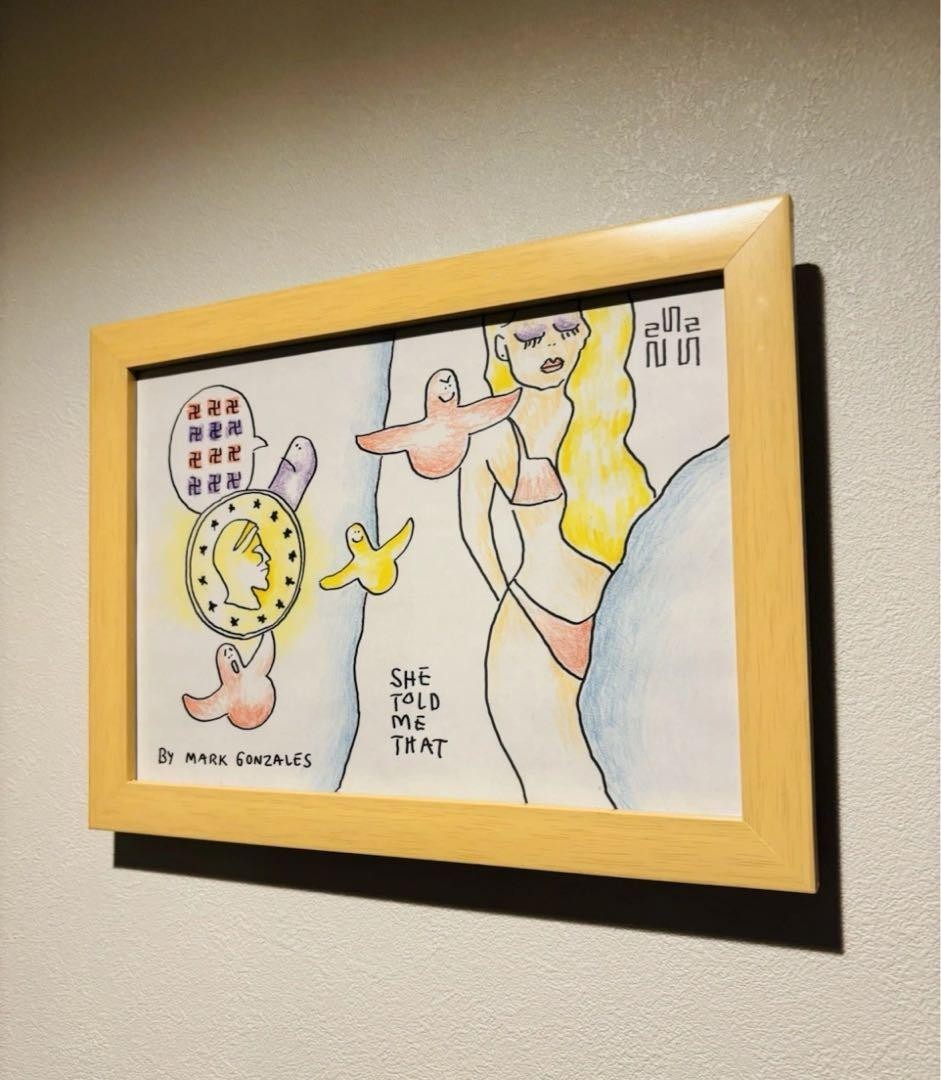 Mark Gonzales Original Artwork Supreme GONZ