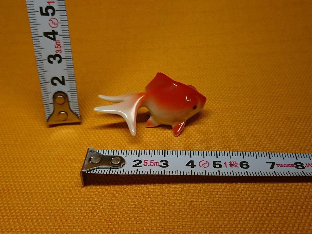 Vintage Goldfish Ceramic Pink/White Fish Crafts Freestanding Planter Japan