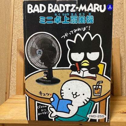 Bad Badtz-Maru Mini Desk Fan Sanrio Limited Vintage Rare 1996s Used