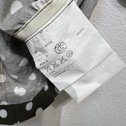 Tricot Comme des Garçons Women Dotted round collar shrunken design shirt size M