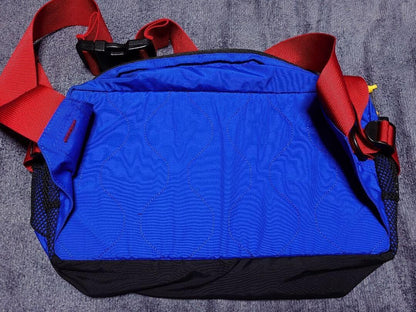 Polo Ralph Lauren Mountain Crossbody Bag Belt Bag Waist Bag Blue x Red Used