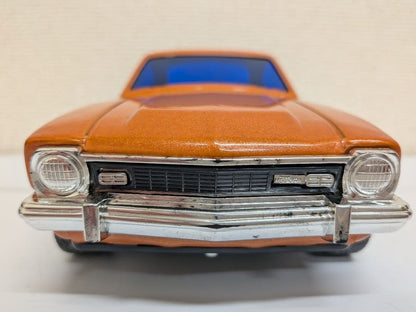 NAKADA Ford Maverick Tin Toy 0.6mm Iron Plate Vintage Miniature Cars Box Used