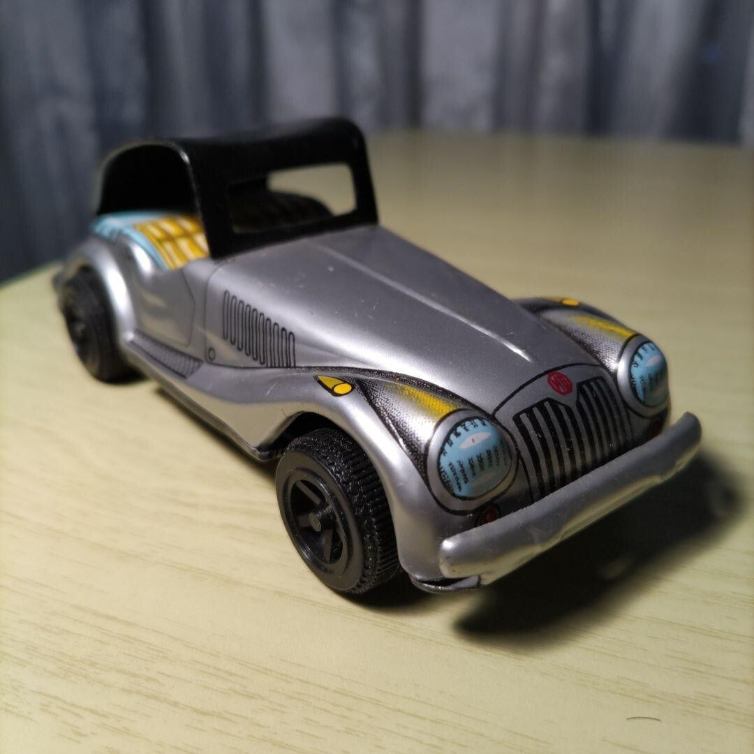 Tinplate classic car like Morgan, made in Japan, about 40 years ago, Showa