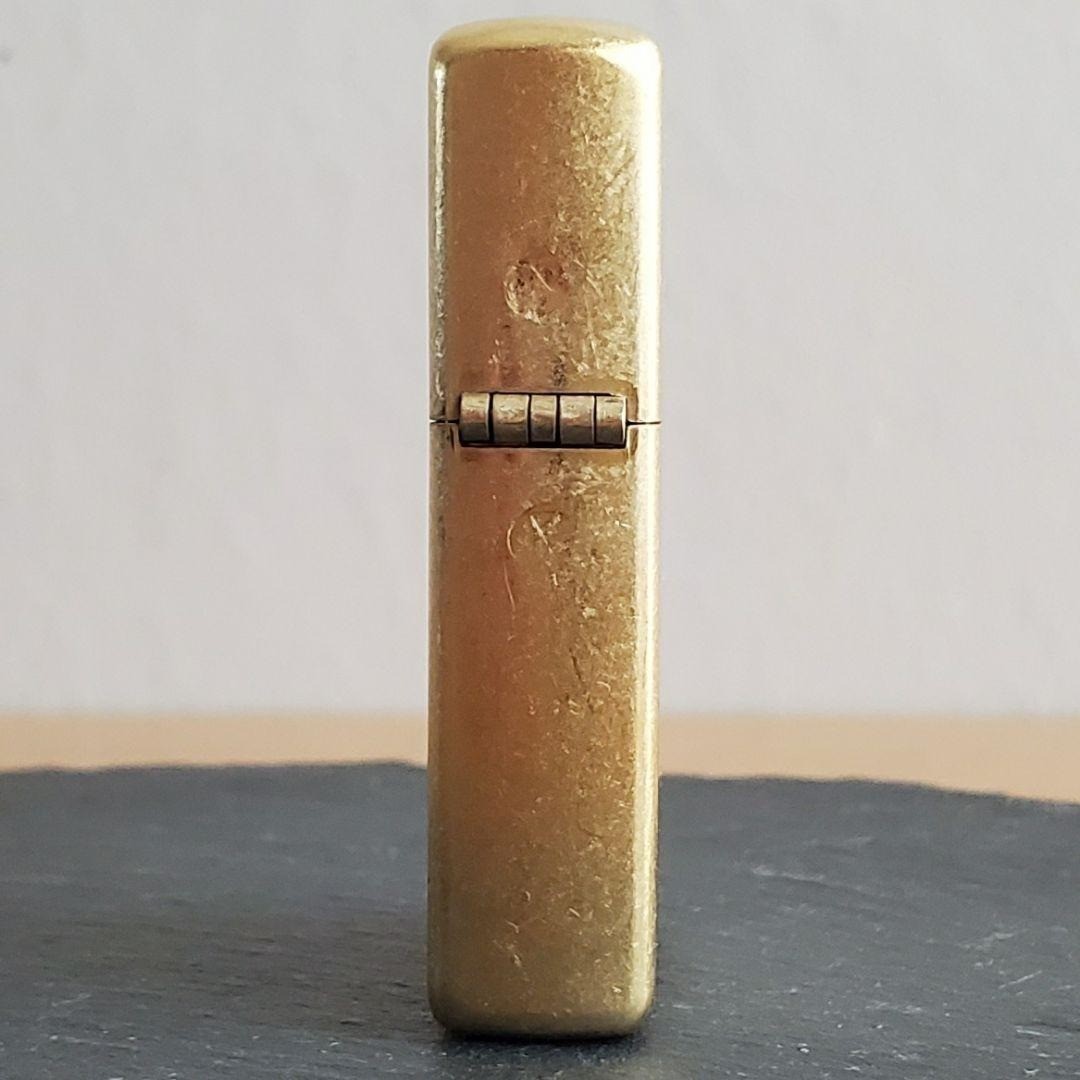CAT Caterpillar Authentic Machines Brass Gold Zippo Oil Lighter 2005 MIB Rare