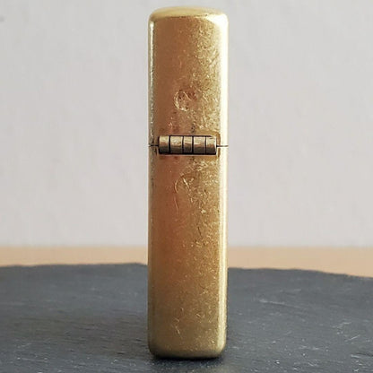 CAT Caterpillar Authentic Machines Brass Gold Zippo Oil Lighter 2005 MIB Rare