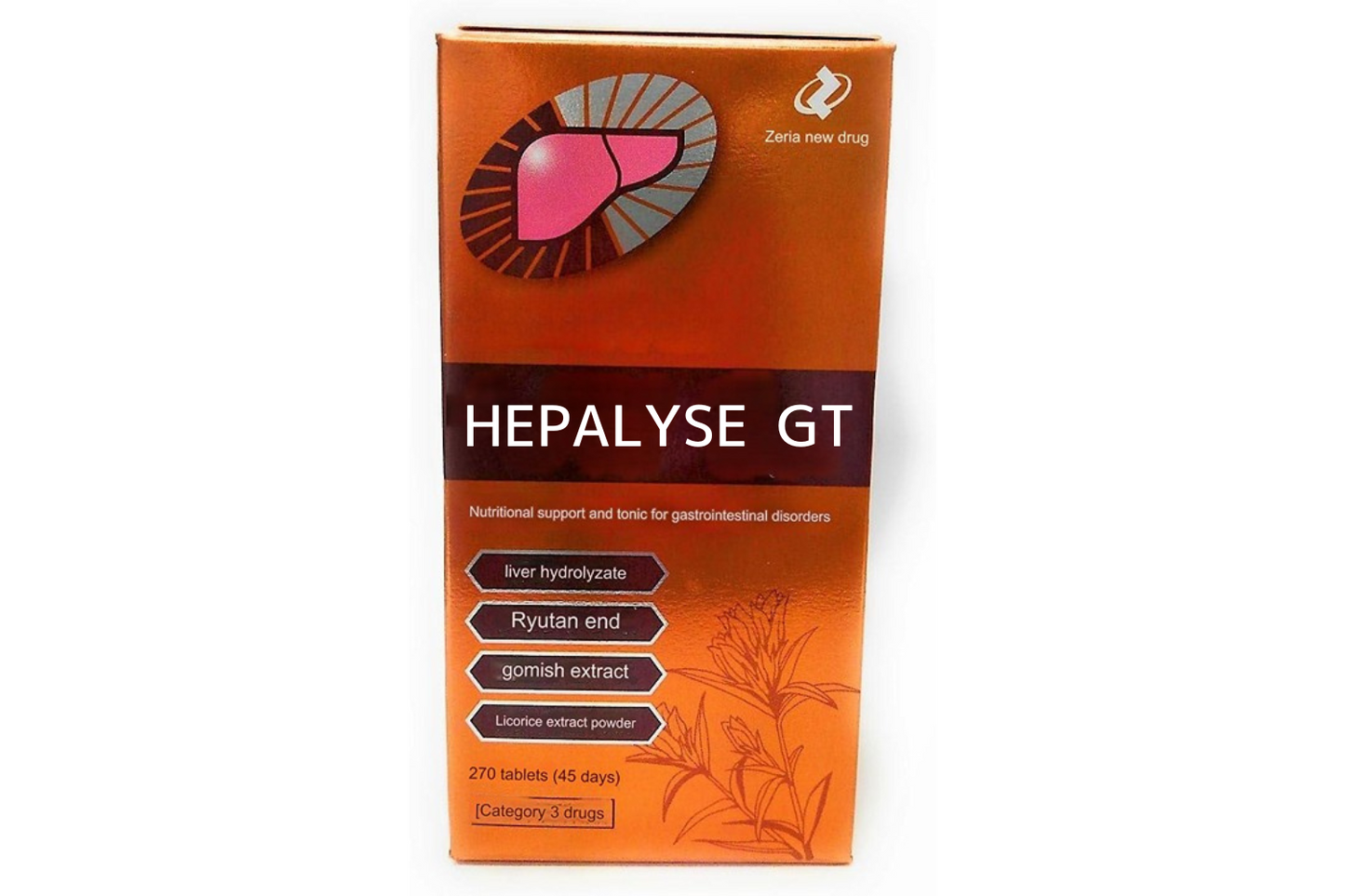 Zeria HEPALYSE GT 270 tablets easily digested for when you're tired from JP