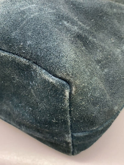Butler Verner Sails suede bag cowhide blue slightly used from Japan