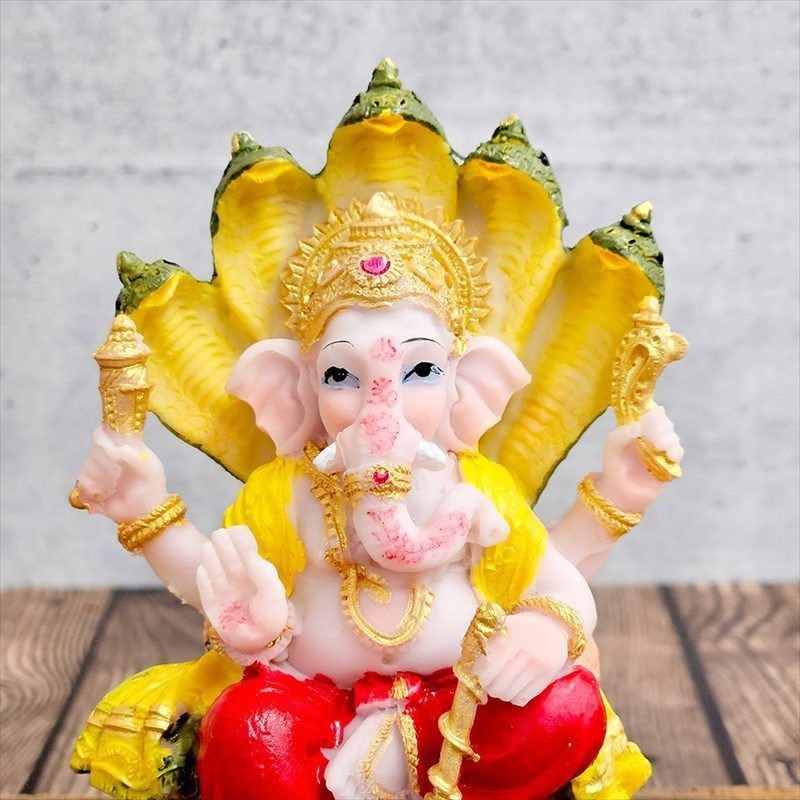 Color Ganesha Figurine Object Interior Buddha Statue Figure Goddess Lakshmi