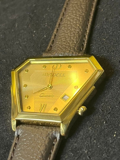 unused unique hexagonal case micro brand men's watch