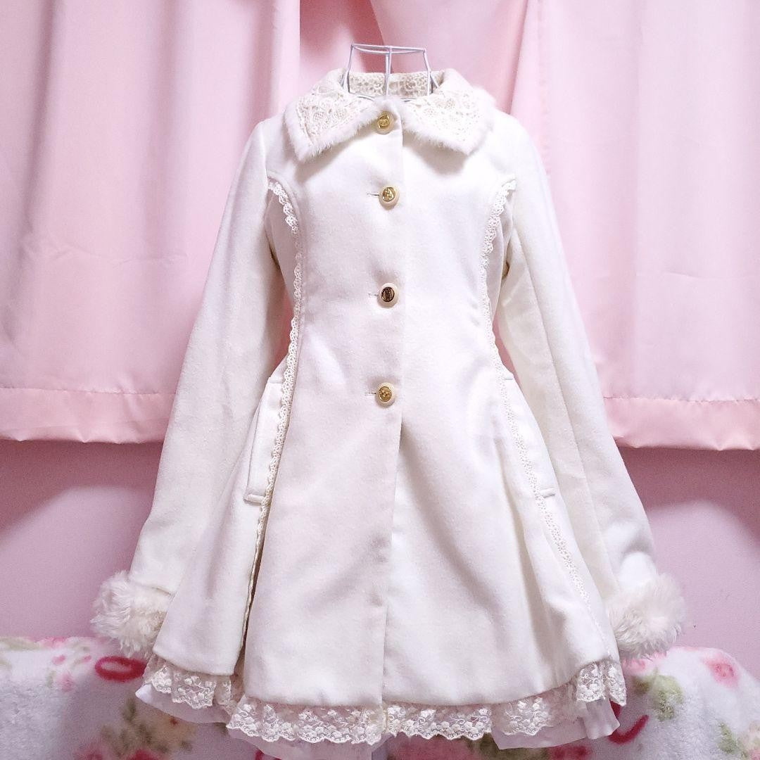 Liz Lisa Size Free A-Line Princess Long Coat Lolita Sweet Loli Sweet Lolita Used