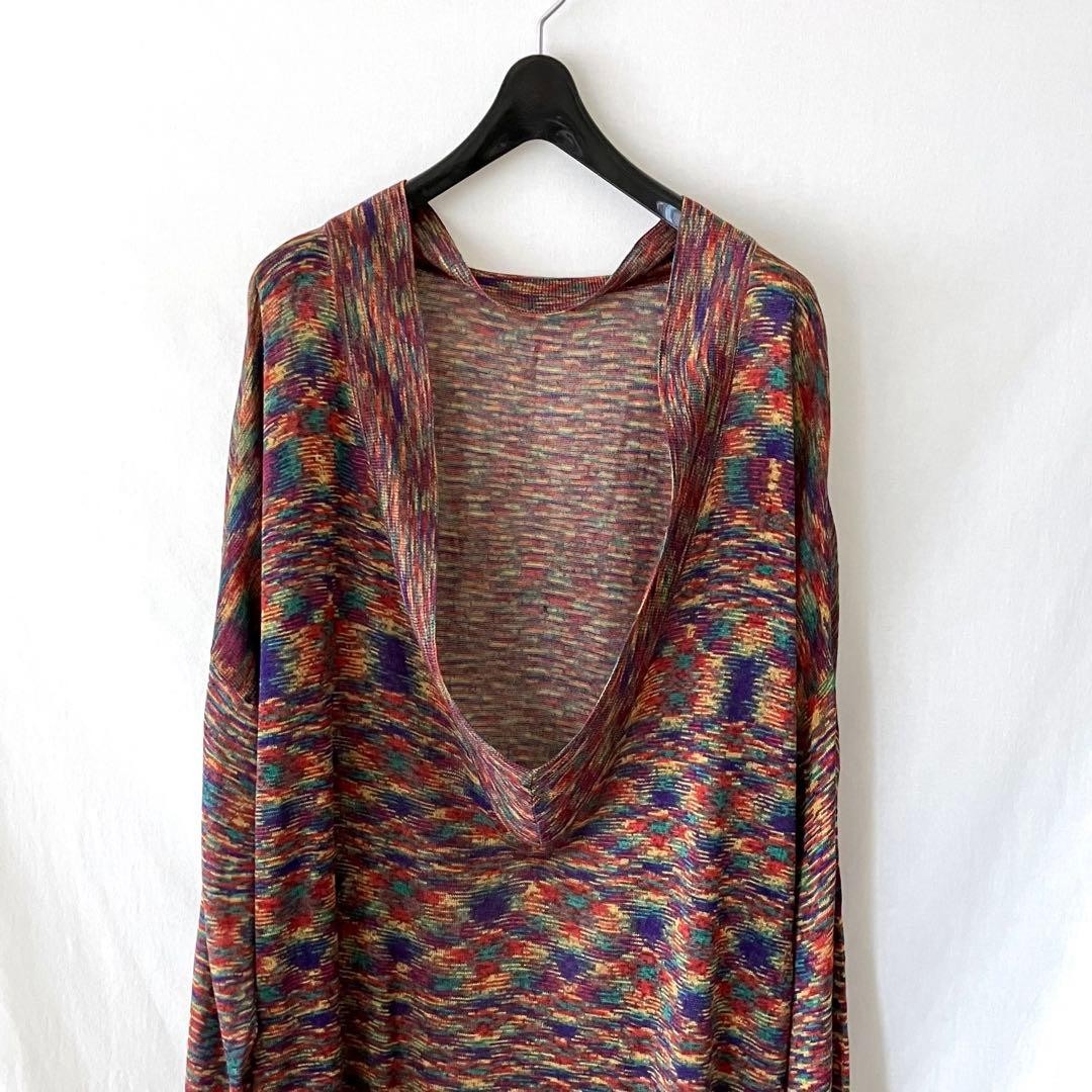 Missoni Women M 80S Made In Italy Knit Pullover M-L Highest Quality Orange Tag