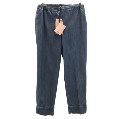 MIUMIU made in Italy Denim-like Easy Ankle pants 38 Navy Women
