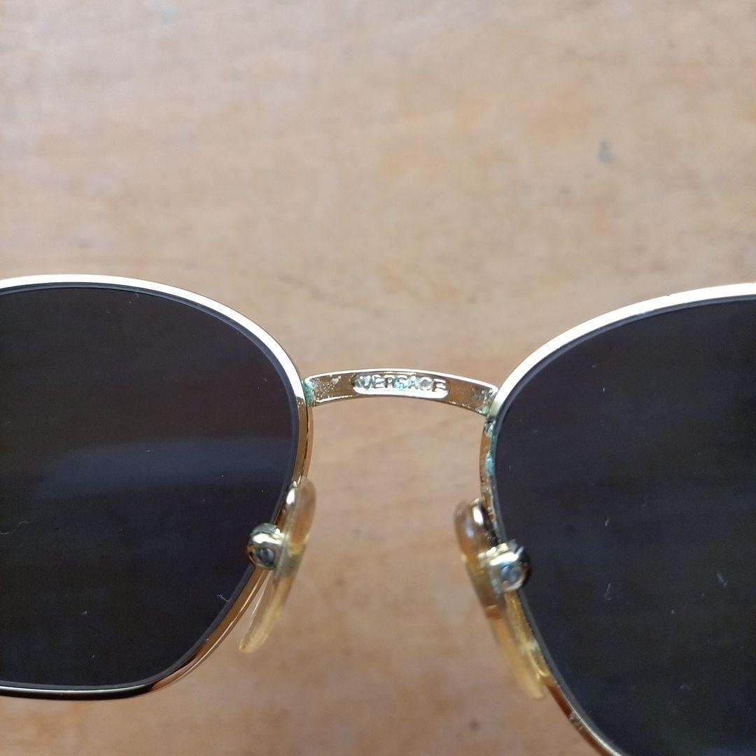 GIANNI VERSACE Mod S61 Col.14L Sunglasses Gold Medusa Vintage 90's