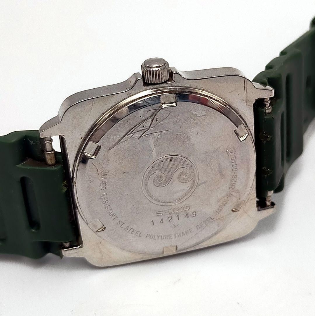 【Battery Replaced】Rare, Excellent Condition Seiko Silver Wave, Made in 1981