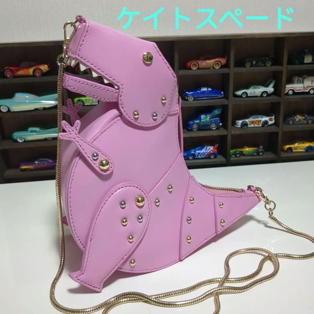 Kate Spade Novelty T-REX Crossbody Bag Dinosaur Pink super rare
