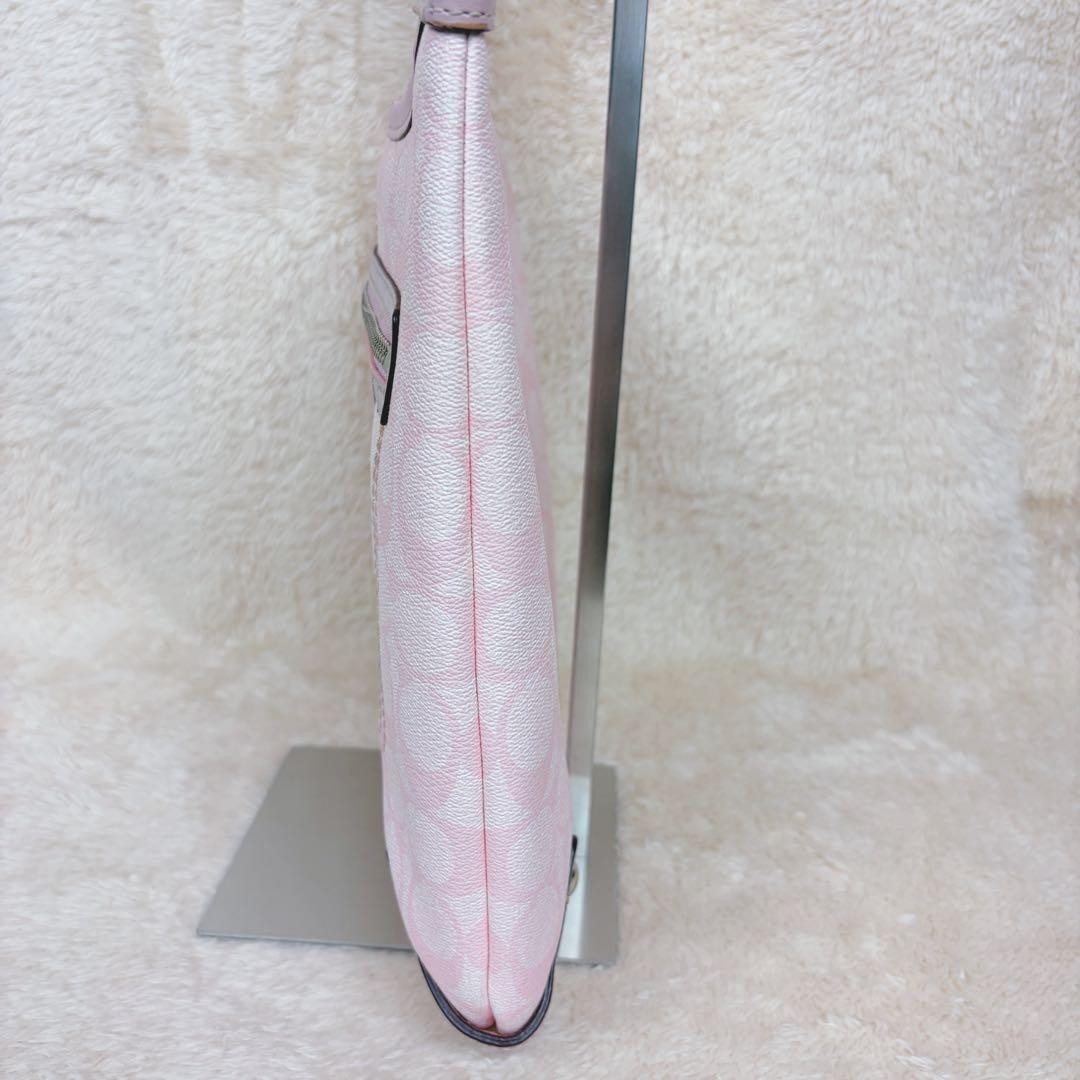 COACH Signature Shoulder Bag Pink