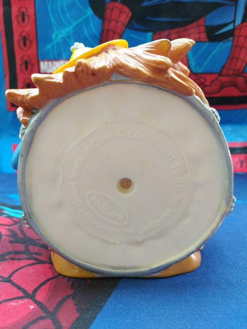 Vintage Sofubi 1990 EUROPET Drummer Figure Art Designer Toy Squeaky 2507TY