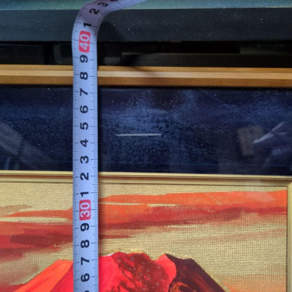 3D Painting: Red Fuji 3D Painting “Red Fuji” Showa Retro