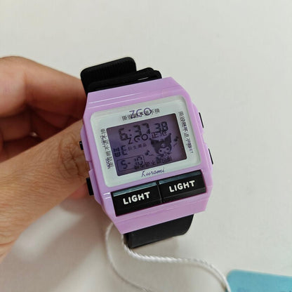 Sanrio Digital Quartz Women Unused Kuromi Zgo Collaboration Watch Vintage