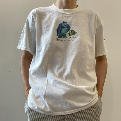 00s T-shirt Monsters Inc. Disney Pixar Movie Vintage Single Stitch Size M