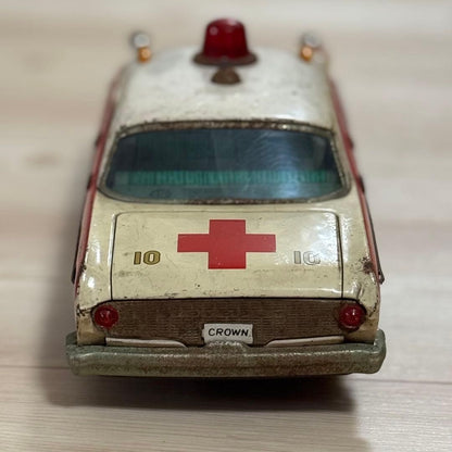 【Old Tin Automobile】 Toyopet Crown AMBULANCE Emergency Vehicle