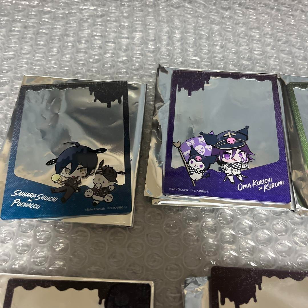 Danganronpa V3 Sanrio Acrylic Card Set Kokichi Shuichi Rantaro Rare Japan