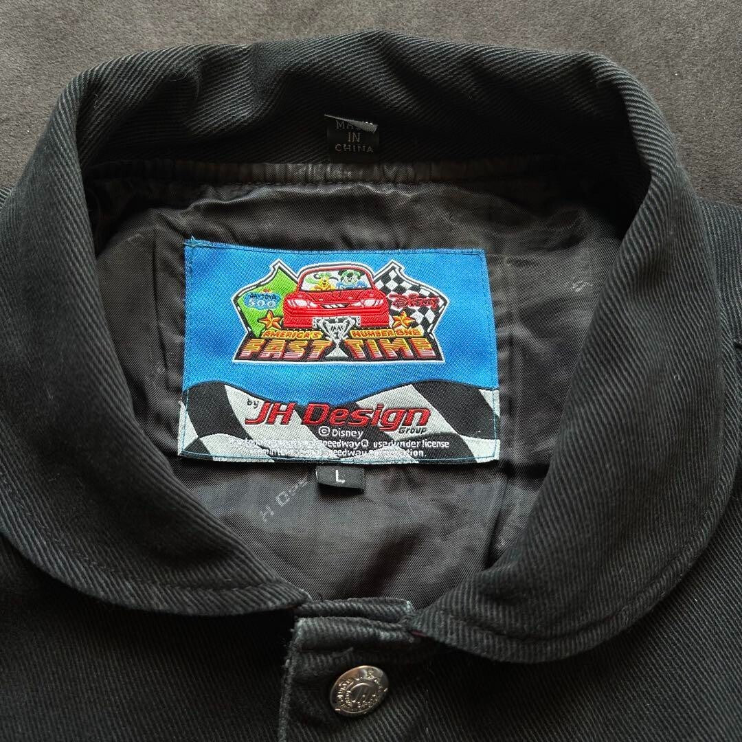 Rare Jh Design Daytona Disney Racing Jacket Disney Princess L Used Vintage