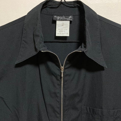 90s Agnes B. HOMME Zip Shirt Size 2 - Vintage Condition