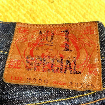 EVISU Jeans NO.1 Special White Seagull 2000 w33×35 Made in Japan Authentic