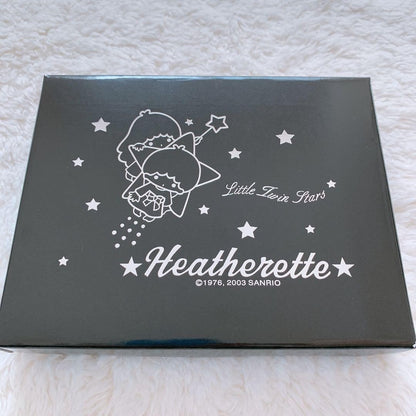 Sanrio Little Twin Stars Heatherette Beaded Embroidery Pouch With box Rare 2003