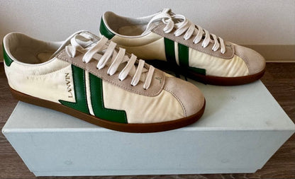 Men 8.5US Lanvin White/Green Sneakers Limited Edition Rare Model VHTF Shoes Pre