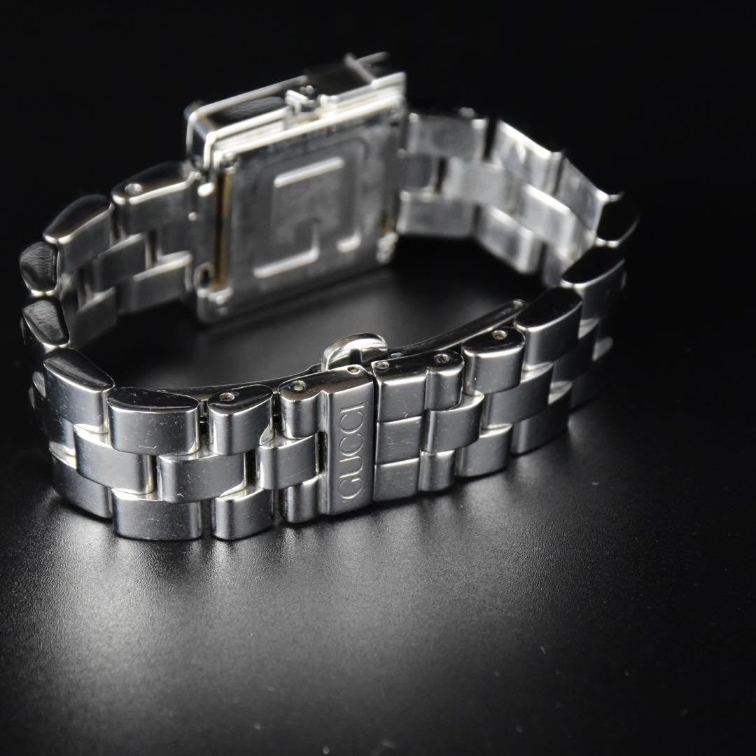 [Near MINT] GUCCI 3600L G Face Silver Black Dial Quartz Women's Watch From JAPAN