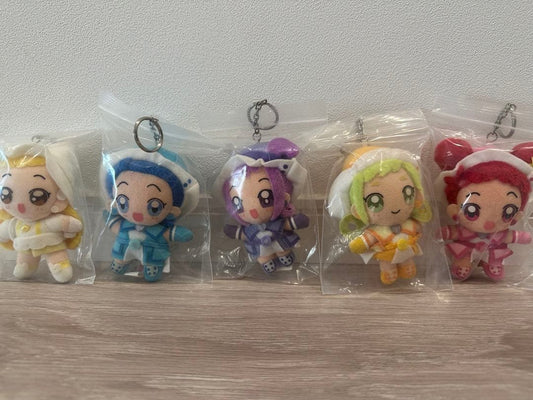 Ojamajo Doremi Plush Keychain Set Near Mint Authentic Collector Item Rare