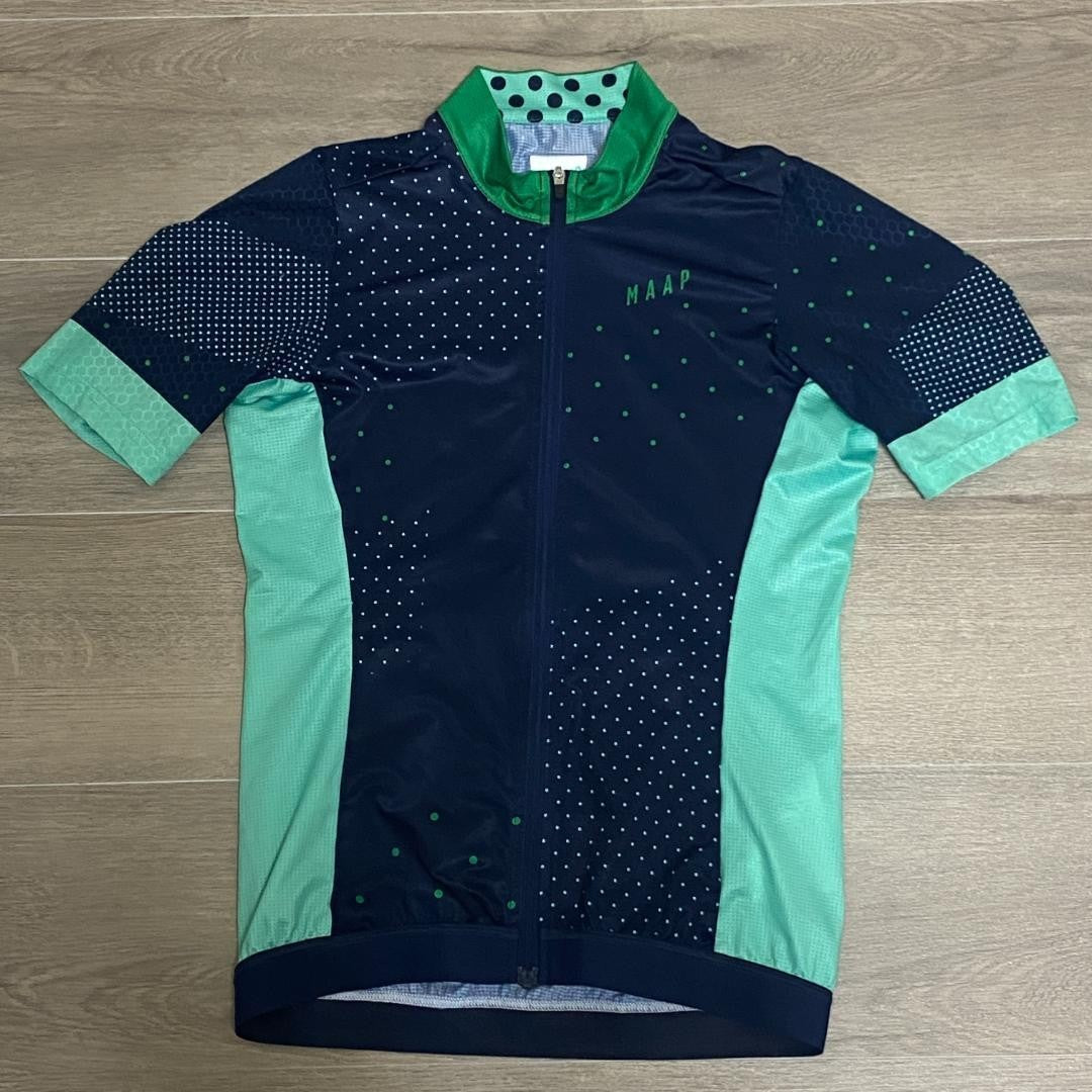 MAAP Women's Jersey XS Navy x Green