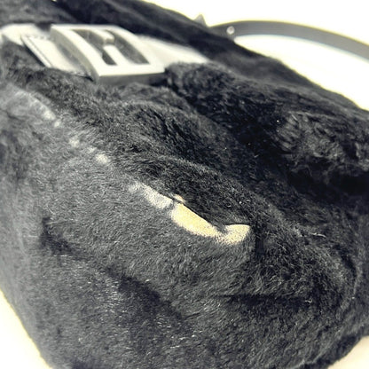 FENDI Mamma Baguette Shoulder Hand Bag Fur Leather Authentic Ml