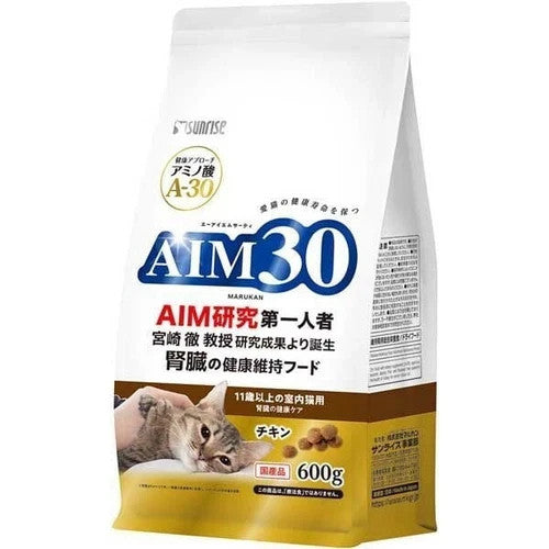 AIM30 Kidney health care for indoor cats over 11 years old 600g CHICKEN 3 set
