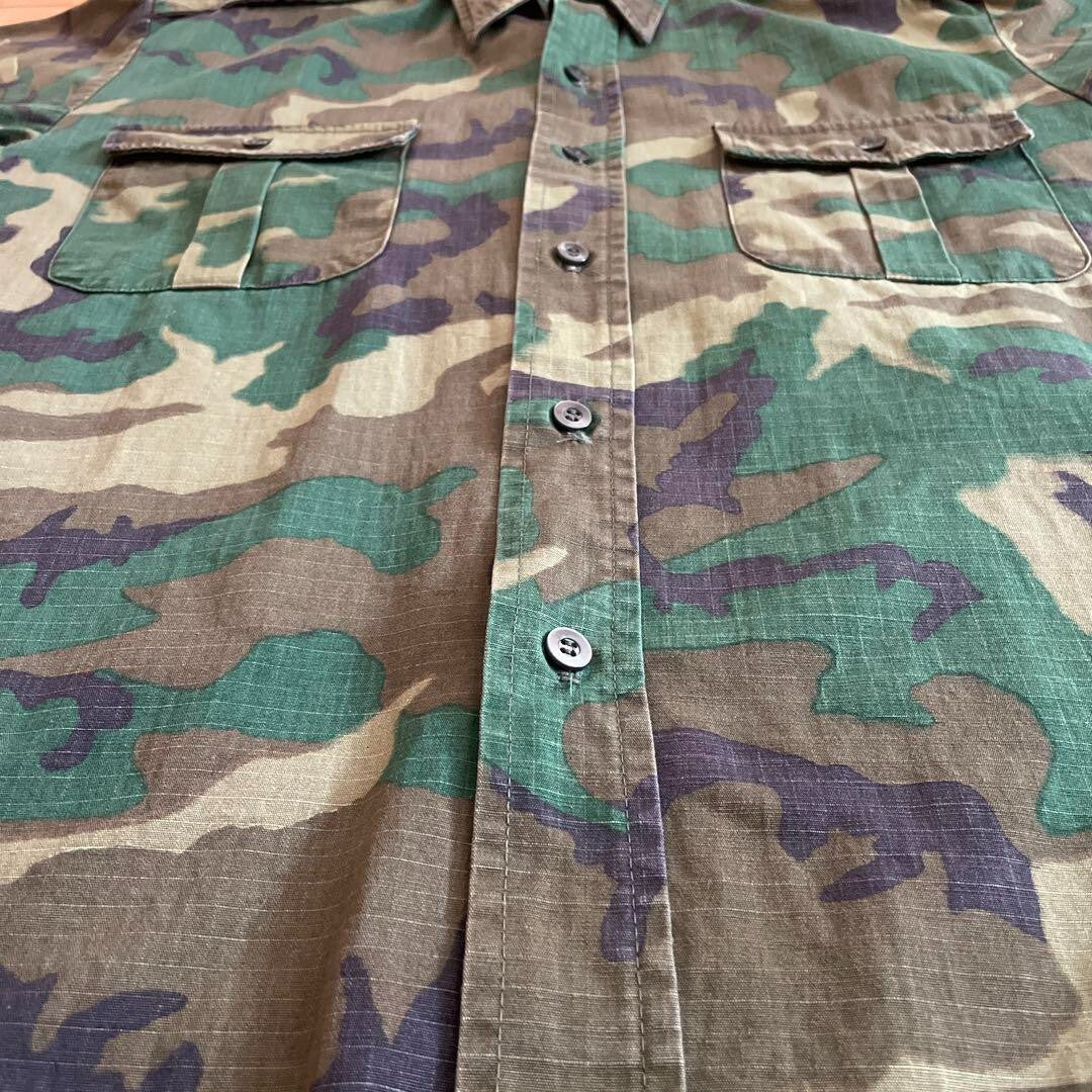 L.L.Bean Military Cursive Ripstop Shirt 44.5" Shoulder Width, Deadstock