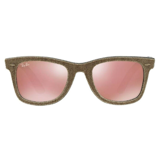 'Ray-Ban' Fashion Glasses Brown color Frame WAYFARER RB2140F 1193Z2 52mm USED