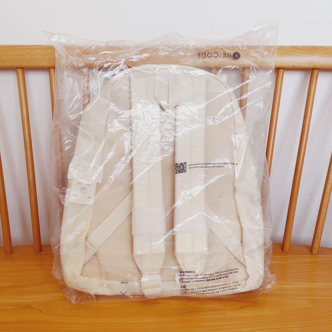 RECODE BTS SUGA YoonGi HYBE INSIGHT Backpack Collector's Edition Cream Used