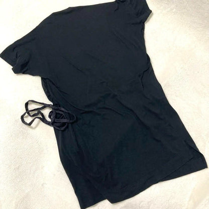 Vivienne Westwood Deformed Dress Long T-Shirt Orb Black Vintage from Japan