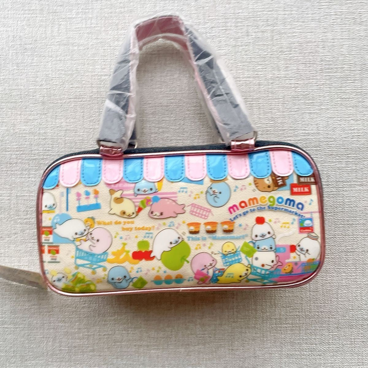 San-X Mamegoma Pencil Case Vintage Rare Unused Japan Pen Pouch