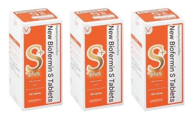 Shin Biofermin S Plus 550 Tablets x3 – Lactic Acid & Bifidobacteria, Japan Edit
