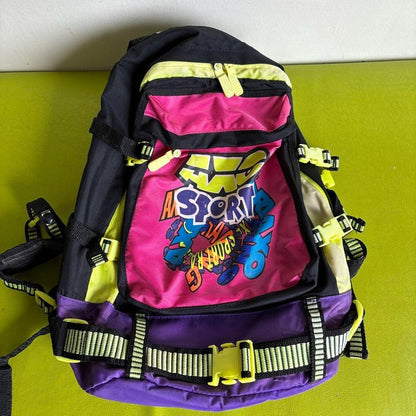 Vintage AXO Sports Backpack 80s 90s Pink
