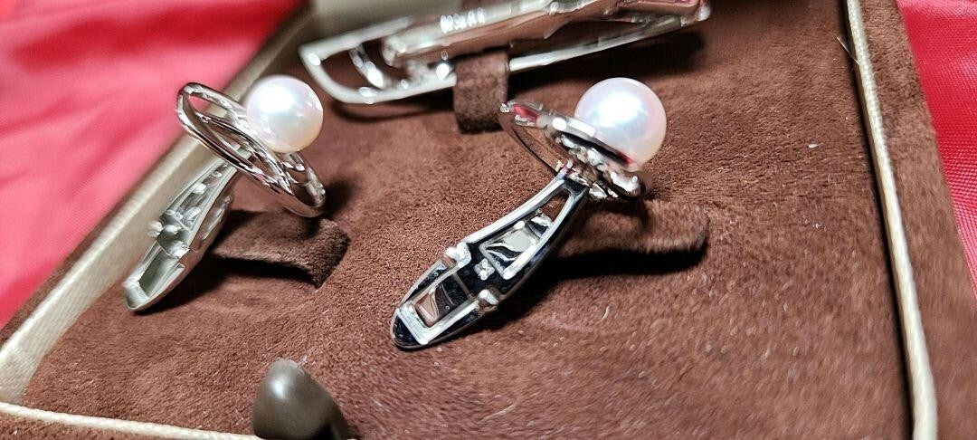 Mikimoto Tie Pin Cufflinks Pearl Silver 925 1 Point Storehouse