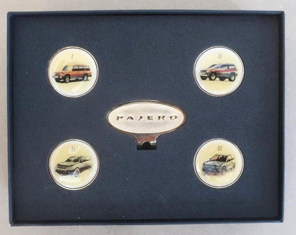 Vintage MITSUBISHI PAJERO Magnet Golf marker NEW "Super rare" from Japan
