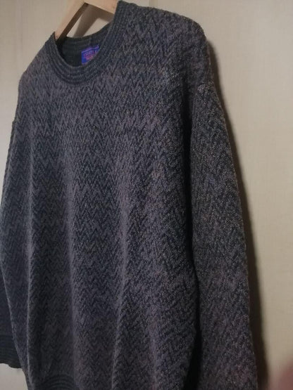 Missoni Mohair Knit Sweater Allover Pattern Vintage Made in Italy