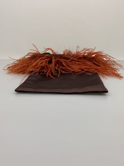 Jamin Puech Feather Fringe Shoulder Bag Women's Brown Auth From Japan Ra