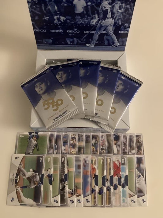2024 Topps Baseball Shohei Ohtani 50/50 Factory Sealed Hobby Box New 5 PACKS